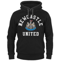 Newcastle United hanorac de bărbați cu glugă Graphic black - S