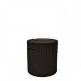 Scaun cu functie depozitare Curver Cool Stool, maro