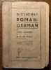 Const. Saineanu, M. W. Schroff - Dictionar Roman - German