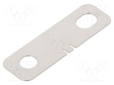 Conector cupru nichel 64x20x0,4mm Nr.bat: 2 XinXin