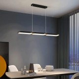 Cumpara ieftin Lustra LED suspendata, 80W, telecomanda, 1100lm, lumina calda/rece