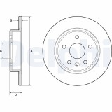 DELPHI BG4761C Disc frana