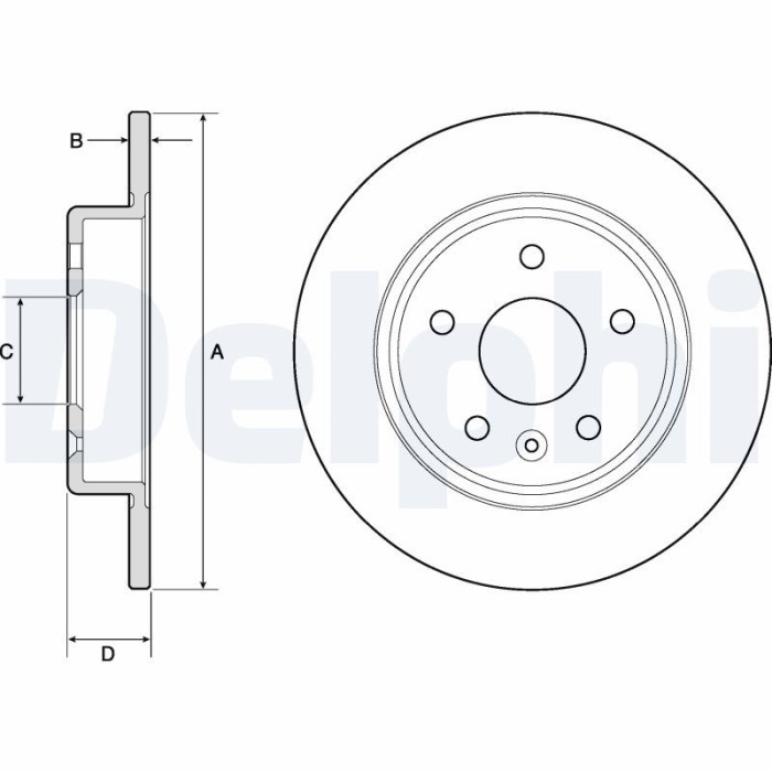 DELPHI BG4761C Disc frana