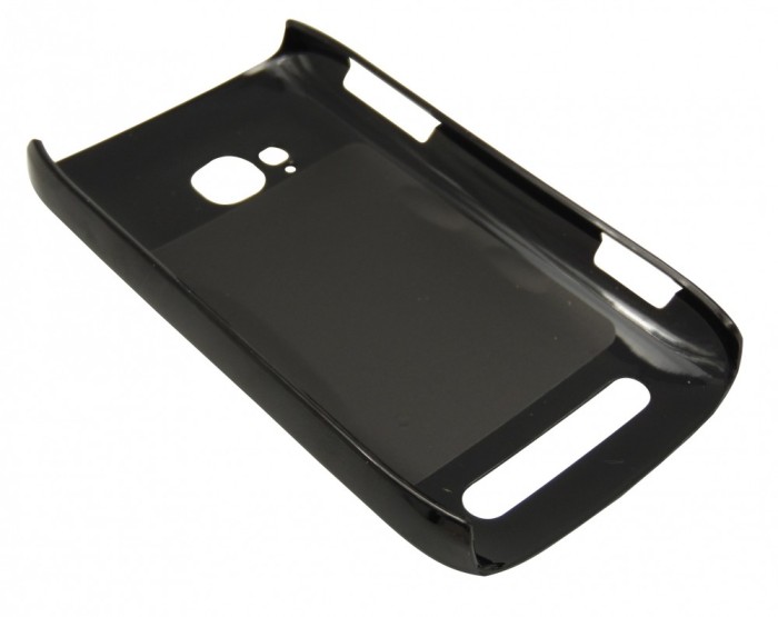 Husa tip capac spate neagra pentru Nokia Lumia 710