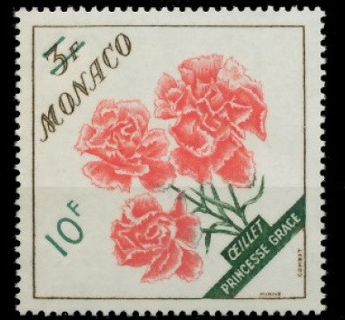 C1041 - Monaco 1959 - Flora 1/9 neuzat,perfecta stare