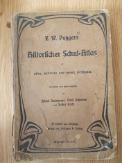 Historischer schul-atlas F.P. Putzgers 1914 foto