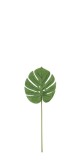 Cumpara ieftin Set 72 frunze artificiale verzi Philodendron 62h