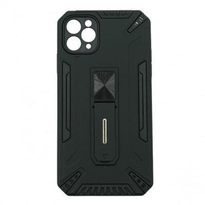 Husa de protectie Flippy pentru Apple iPhone 12 Pro Max Defender Model 4 cu suport, Negru foto
