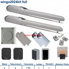 Automatizare porti batante Nice Wingo2024Kit Full