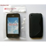 HUSA SILICON S-LINE APPLE IPHONE 3G/3GS NEGRU