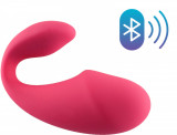 Ou Vibrator Aria Wearable Mobile App, Control Bluetooth, Silicon, USB, Fuchsia, Guilty Toys