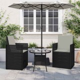 vidaXL Perne pentru șezut și spătar 2 pcs Gri deschis 47 x 45 x 2 cm 899976