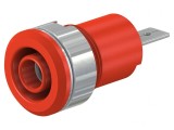 Soclu Banană 4mm Roșu 24A 1kV