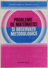 PROBLEME DE MATEMATICI SI OBSERVATII METODOLOGICE-CONSTANTIN N. UDRISTE CONSTANTIN M. BUCUR-89659