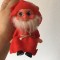 Jucarie ajutor Mos Craciun, troll, pitic, cauciuc (gnom, spiridus) 10cm