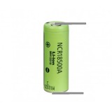 Acumulator 18500 LI-ION 3.6V 2040mAh 3.8A Panasonic NCR18500A-2040-U cu lamele sudate in U