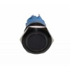 Buton prin Apasare Metalic cu Lumina LED elSales ELS-GQ19, Alimentare 12 V, Lumina Alba, Design Ergonomic,