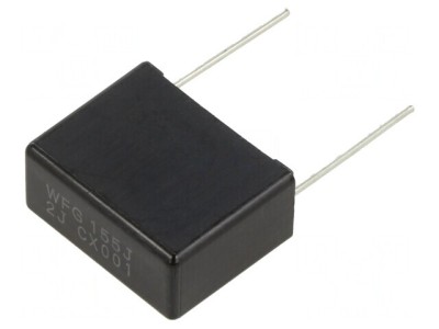 Condensator Polipropilenă 1.5uF THT 27x21x12mm foto