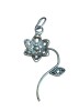 PANDANTIV VINTAGE DIN ARGINT, MODEL FLOARE