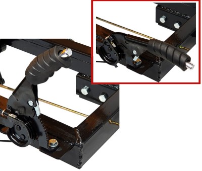 ProGARDEN Campo RM500C remorca 500kg motocultor, 1 osie, prindere bolt, roti profil rutier 5.00-12, 4 prezoane, RIM 3.00B ProAdvanced PowerfulTools foto