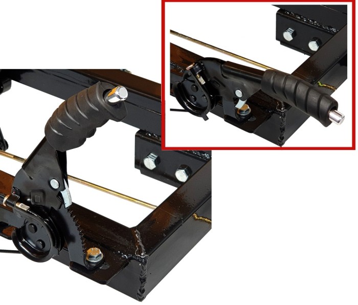 ProGARDEN Campo RM500C remorca 500kg motocultor, 1 osie, prindere bolt, roti profil rutier 5.00-12, 4 prezoane, RIM 3.00B ProAdvanced PowerfulTools