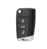 Carcasa cheie Topautochei&reg; pentru Golf 7 GTI MK7 Octavia A7 Seat, lamela HU75T
