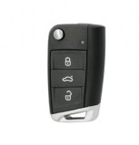 Carcasa cheie Topautochei&reg; pentru Golf 7 GTI MK7 Octavia A7 Seat, lamela HU75T