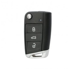 Carcasa cheie Topautochei&reg; pentru Golf 7 GTI MK7 Octavia A7 Seat, lamela HU75T