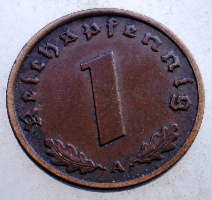 2.746 GERMANIA 1 REICHSPFENNIG 1938 A
