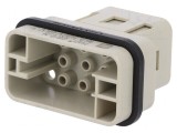 Conector HDC Inserturi Contact Tată Han Q 9 8 PE 16A