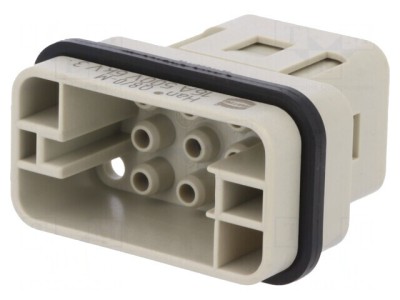 Conector HDC Inserturi Contact Tată Han Q 9 8 PE 16A foto