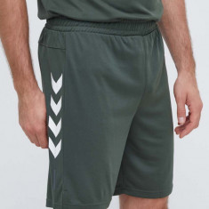 Hummel pantaloni scurți de antrenament Topaz culoarea verde