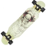 Cumpara ieftin Longboard Action One, ABEC-7 PU, Aluminiu, 100 kg, 79 x 20 cm, Multicolor Angry Skull