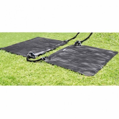 Intex Covor cu &amp;icirc;ncălzire solară, 2 buc. negru, 1,2x1,2 m, PVC, 28685 foto