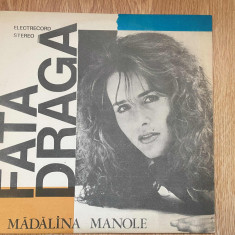 Madalina Manole fata draga disc vinyl lp muzica usoara pop ST EDE 04003 1991 VG+