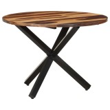 Cumpara ieftin Masa de bucatarie, 100x100x75 cm, lemn acacia, finisaj miere
