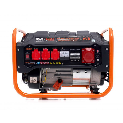 Generator curent 3.5kW 3500W 230V 380V 12V motor benzina 7CP (KD161) foto