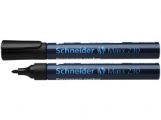 Marker permanent,varf rotund, model Schneider Maxx 230,4 culori