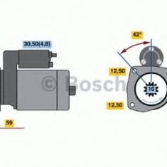 Starter VW CADDY III Caroserie (2KA, 2KH, 2CA, 2CH) (2004 - 2016) BOSCH 0 986 020 330