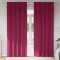 Perdele cu perdele 2 pcs Roșu Vin 225 x 140 cm Poliester