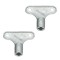 Set 2 chei pentru aerisirea caloriferelor, universale