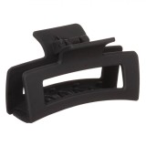 Clamă Păr Femei, Model Mat, Culoare Negru, Dimensiuni 8.5x4.3 cm, Plastic, Oem