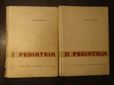 PEDIATRIA-ALFRED RUSSESCU 2 VOLUME foto