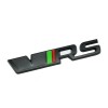 Emblema VRS Neagra Skoda Octavia Fabia Yeti Superb Metalica 12cm Spate