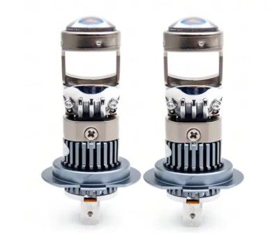 Set 2 becuri auto LED cu lupa, H7, 150W, 12V, 6500K, Canbus, fara eroare, +300%, BZRSH foto