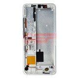 LCD+Touchscreen cu Rama Xiaomi Mi Note 10 / Note 10 Pro / Note 10 Lite SILVER Original Service Pack