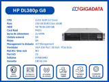 HP DL380p G8 2x E5-2630 256GB P420i 4.8TB 2x PS 6 Luni Garantie