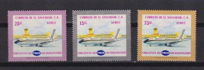 SALVADOR AVIATIE MI. 1361-1363 MNH foto