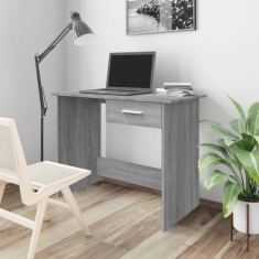 vidaXL Birou, gri sonoma, 100x50x76 cm, lemn prelucrat 815334