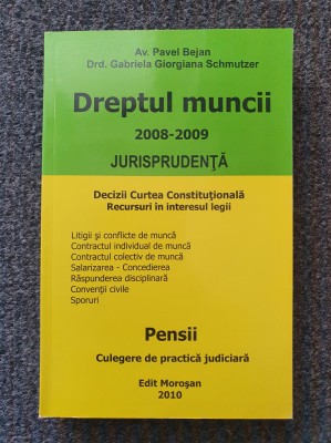 DREPTUL MUNCII - Bejan, Schmutzer foto